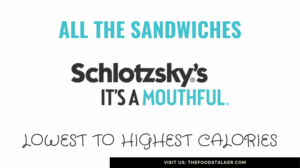Schlotzsky's Calories