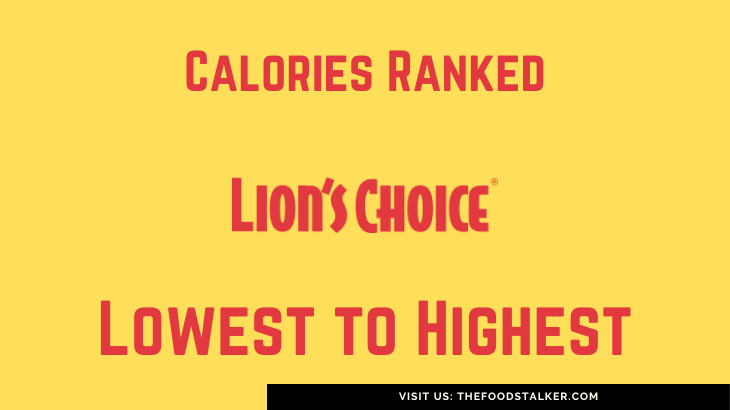 Lion's Choice Calories