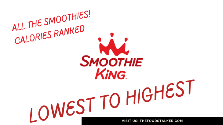 Smoothie King Calories